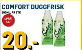 Price Lagerbutikk Comfort duggfrisk tilbud
