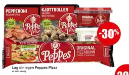 Spar Lag din egen Peppes Pizza tilbud