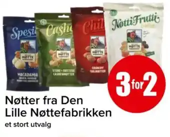 Spar Nøtter fra Den Lille Nøttefabrikken tilbud
