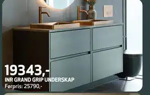 Flisekompaniet INR GRAND GRIP UNDERSKAP tilbud