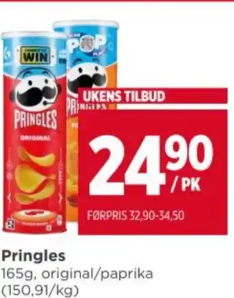 Meny Pringles tilbud