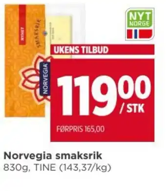 Meny Norvegia smaksrik tilbud