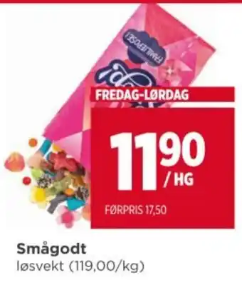 Meny Smågodt tilbud