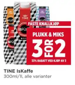 Meny TINE IsKaffe tilbud