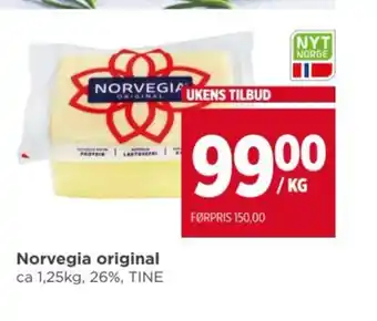 Meny Norvegia original tilbud