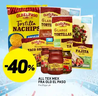 Bunnpris All tex mex fra old el paso tilbud