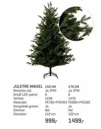 Jernia Juletre mikkel tilbud