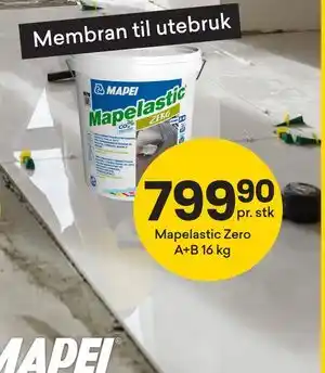 Right Price Tiles Mapelastic Zero A+B 16 kg tilbud