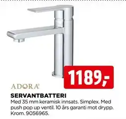 jem & fix SERVANTBATTERI tilbud