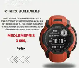 Intersport Instinct 2x, solar, flame red tilbud