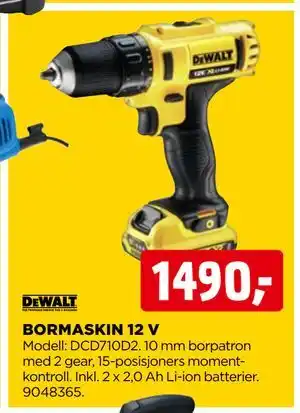 jem & fix BORMASKIN 12 V tilbud