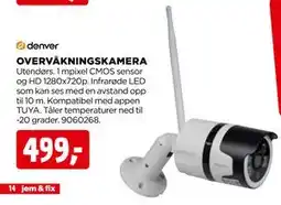 jem & fix OVERVÅKNINGSKAMERA tilbud