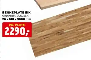 jem & fix BENKEPLATE EIK tilbud