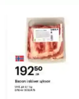 Storcash Bacon i skiver u/evor tilbud