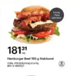 Storcash Hamburger beef stabburet tilbud