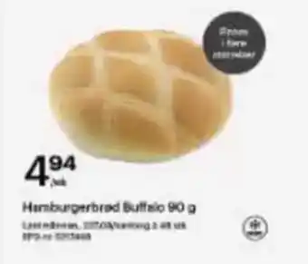 Storcash Hamburgerbrod buffalo tilbud