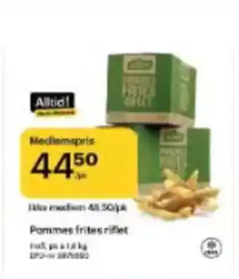 Storcash Pommes frites riflet tilbud