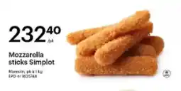 Storcash Mozzarella sticks simplot tilbud