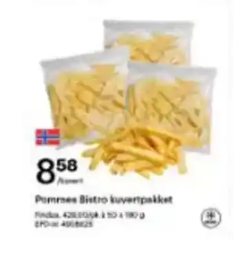 Storcash Pommes bistro kuvertpakket tilbud