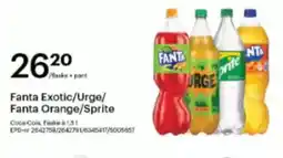 Storcash Fanta exotic/urge/ fanta orange/sprite tilbud