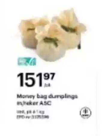 Storcash Money bag dumplings en/reker asc tilbud