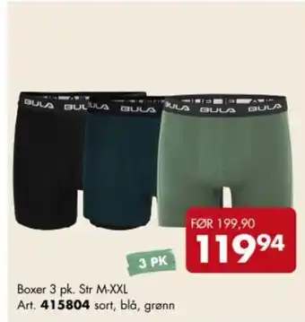 Sparkjøp Boxer 3 pk. Str M-XXL tilbud