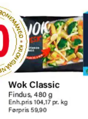 Nærbutikken Wok Classic Findus tilbud