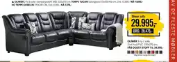 Walther Kristiansen OLIWER 3-hj.-2 sofa. tilbud