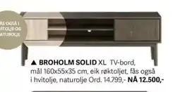 Walther Kristiansen BROHOLM SOLID XL TV-bord tilbud