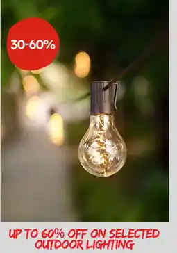 Plantasjen Up to 60% off on selected outdoor lighting tilbud