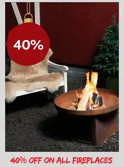 Plantasjen 40% off on all fireplaces tilbud