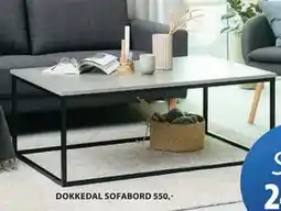 JYSK DOKKEDAL SOFABORD tilbud