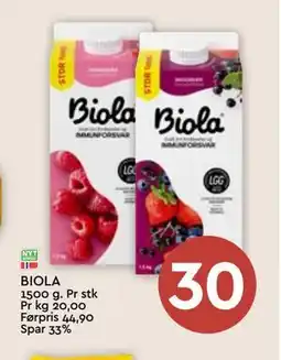 Coop Mega BIOLA tilbud