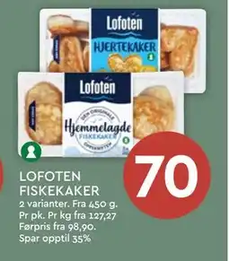 Coop Mega LOFOTEN FISKEKAKER tilbud