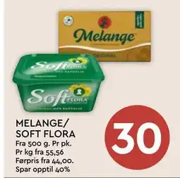 Coop Mega MELANGE/ SOFT FLORA tilbud