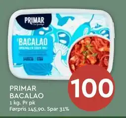 Coop Mega PRIMAR BACALAO tilbud