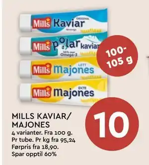 Coop Mega MILLS KAVIAR/ MAJONES tilbud