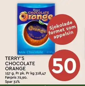 Coop Mega TERRY'S CHOCOLATE ORANGE tilbud