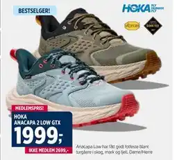 Sport 1 HOKA ANACAPA 2 LOW GTX tilbud