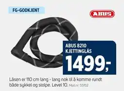 Sport 1 ABUS 8210 KJETTINGLÅS tilbud