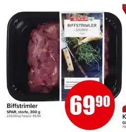 Spar Biffstrimler tilbud