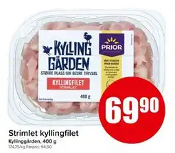 Spar Strimlet kyllingfilet tilbud