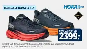 Sport 1 HOKA CLIFTON 9 GTX tilbud