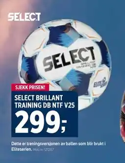 Sport 1 SELECT BRILLANT TRAINING DB NTF V25 tilbud