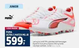 Sport 1 PUMA ULTRA 5 MATCH MG JR tilbud