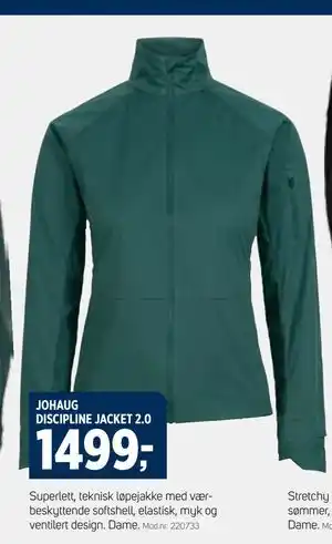 Sport 1 JOHAUG DISCIPLINE JACKET 2.0 tilbud