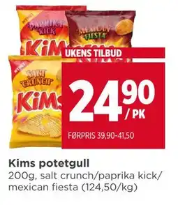 Meny Kims potetgull tilbud