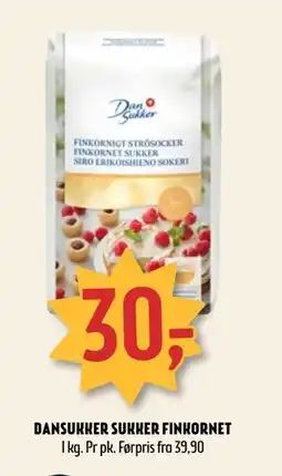 Coop Prix DANSUKKER SUKKER FINKORNET tilbud