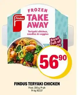 Coop Extra FINDUS TERYAKI CHICKEN tilbud