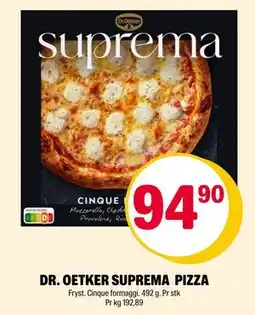 Coop Extra DR. OETKER SUPREMA PIZZA tilbud